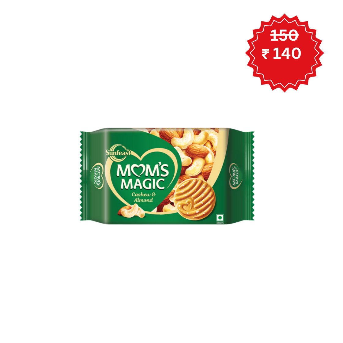 Sunfeast Mom's Magic Cashew & Almond Cookies 560gm MRP ₹140